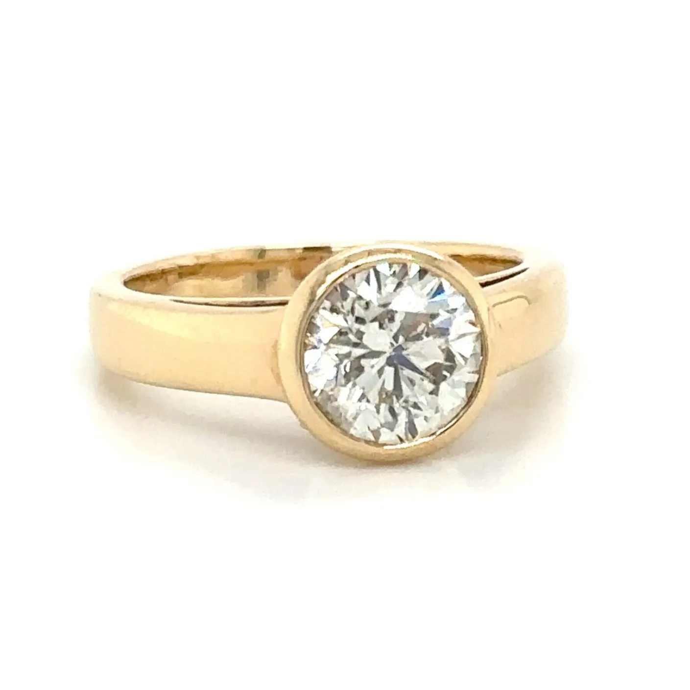 2.01carat Bezel Set DiamoNd Ring