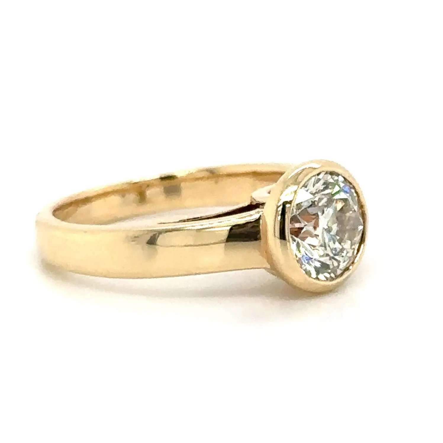2.01carat Bezel Set DiamoNd Ring