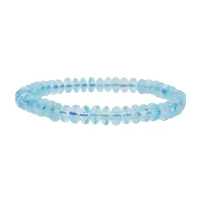 A-Grade Blue Topaz Rondelle