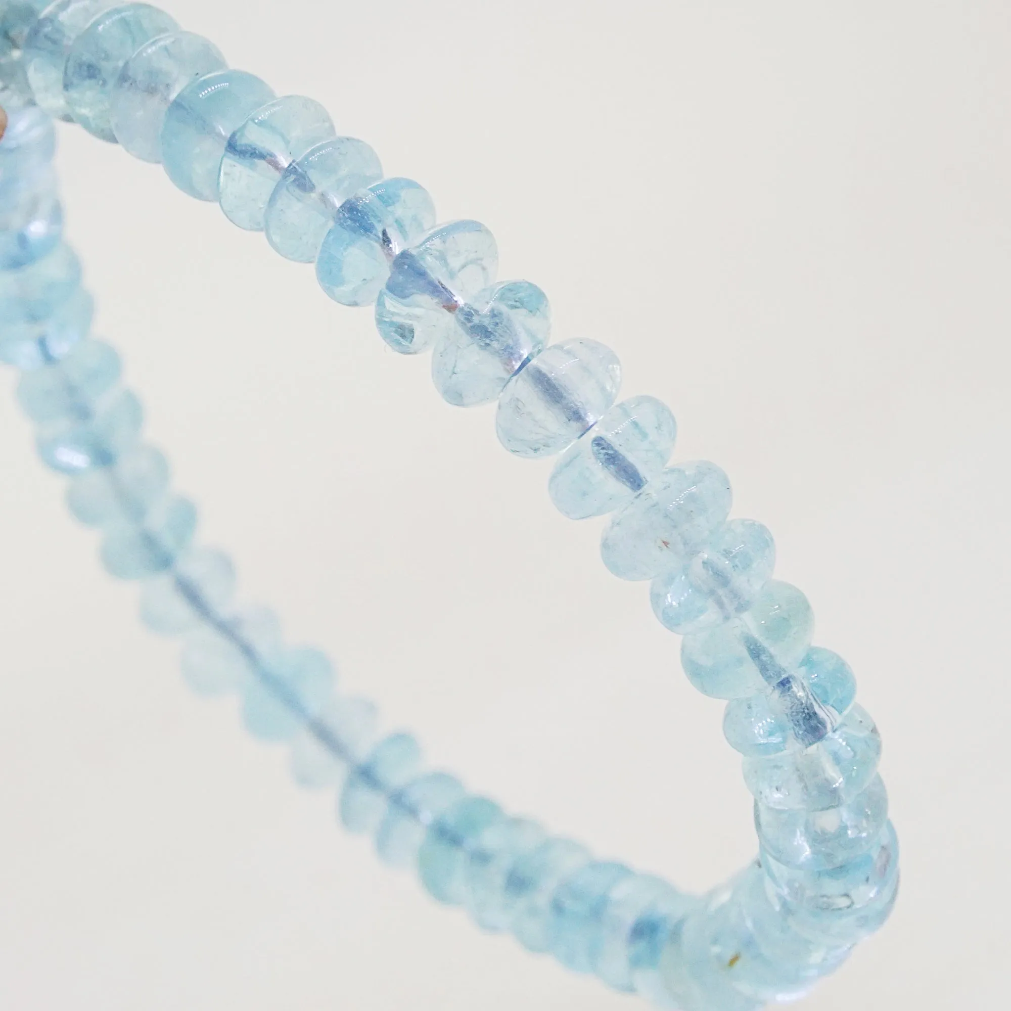 A-Grade Blue Topaz Rondelle
