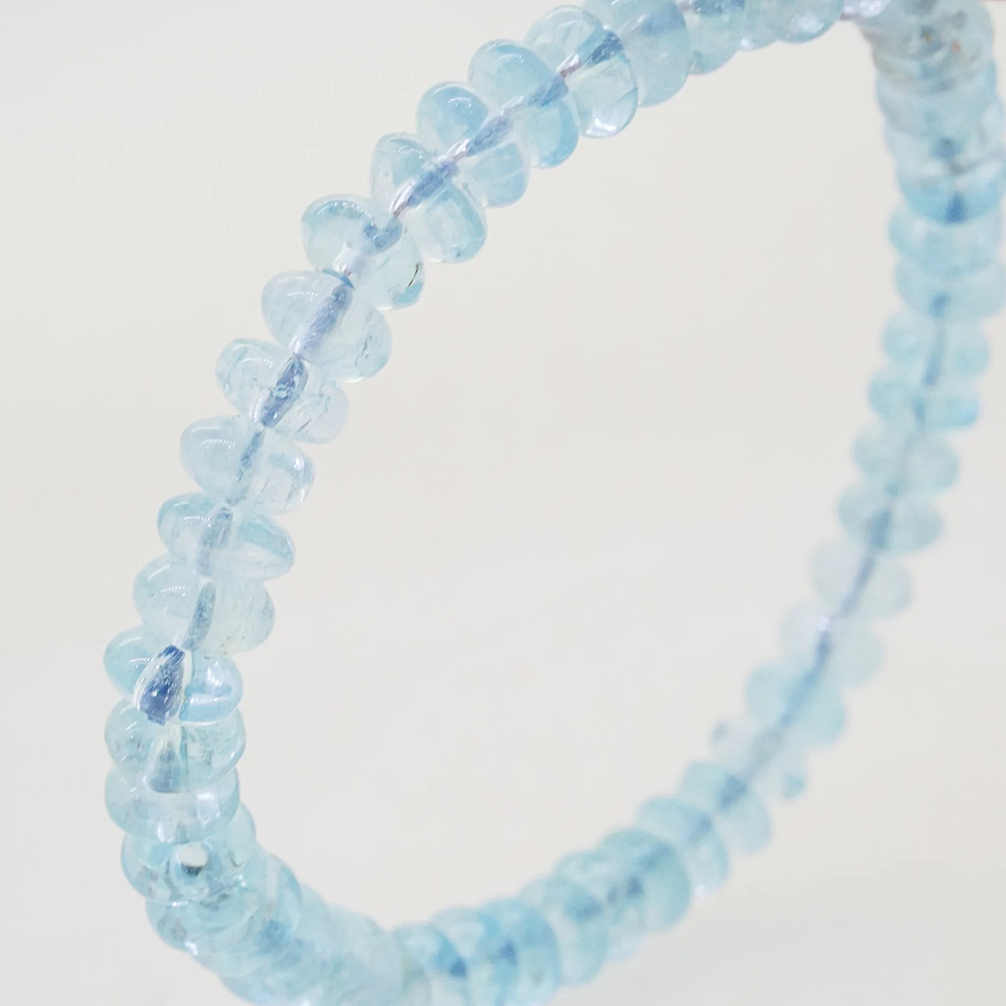 A-Grade Blue Topaz Rondelle