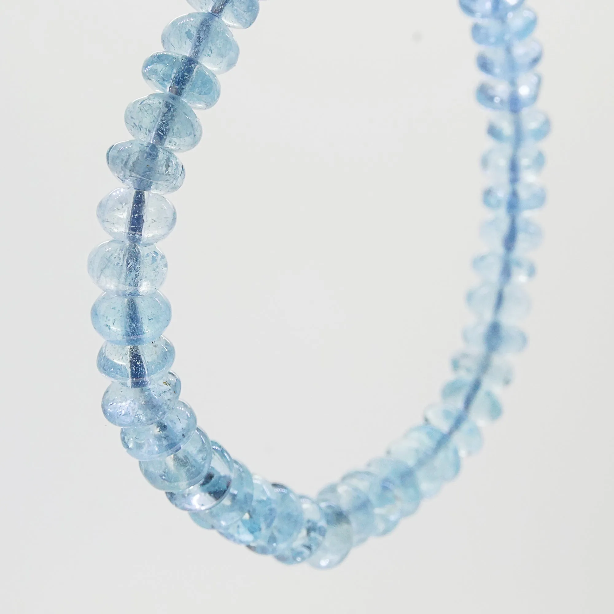 A-Grade Blue Topaz Rondelle