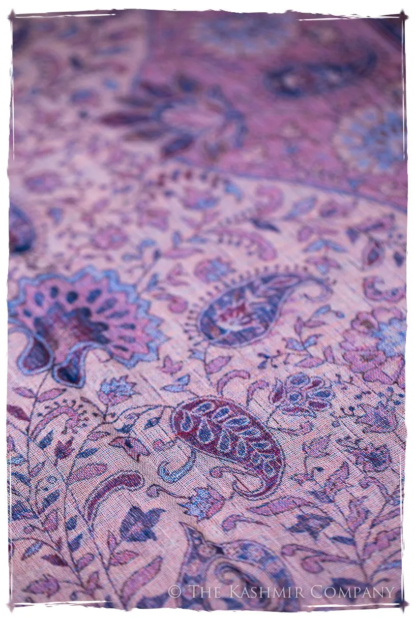 Adelasia Paisley Reversible Kashmir Wool Scarf