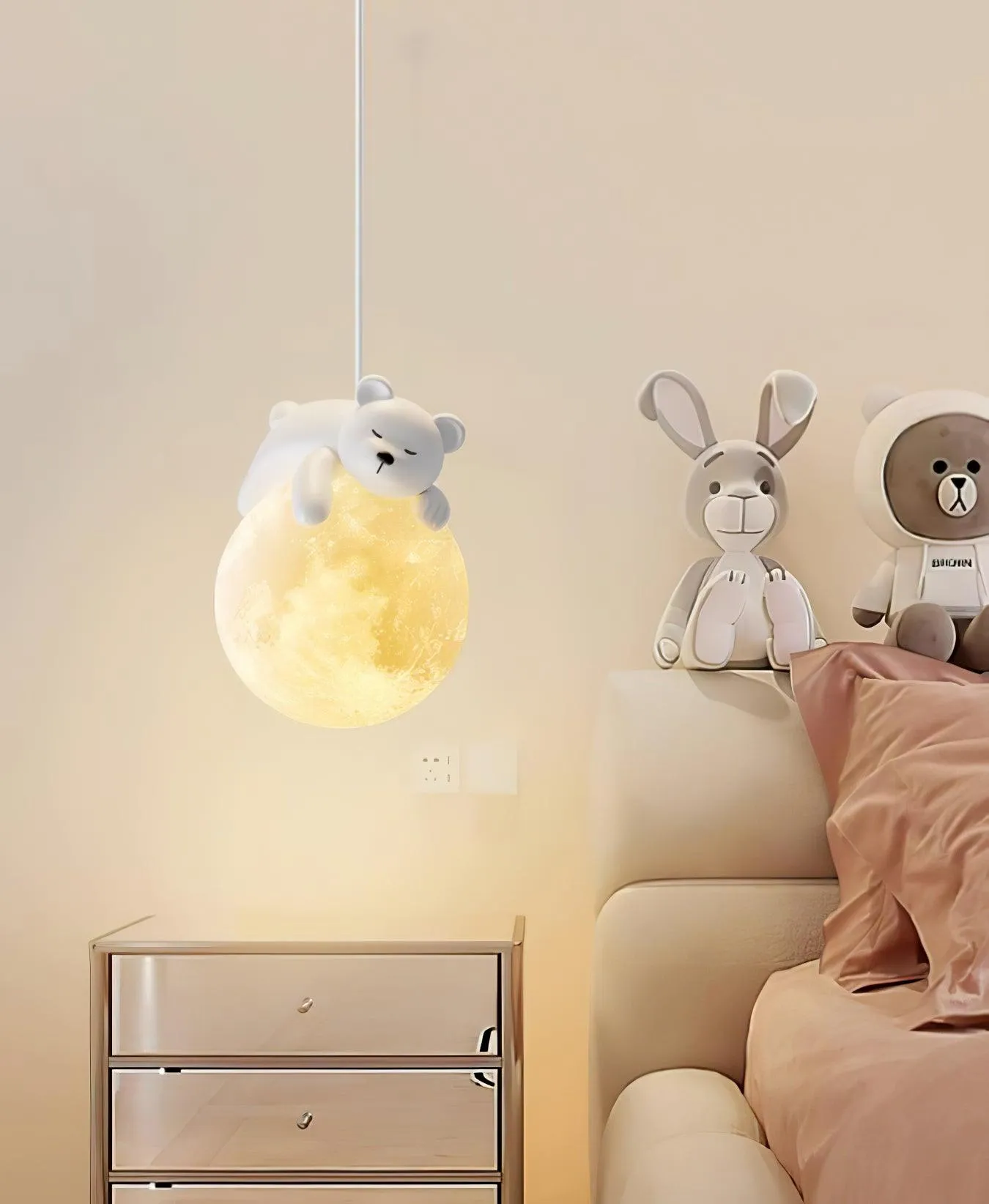 Animal Sleeping Pendant Lamp