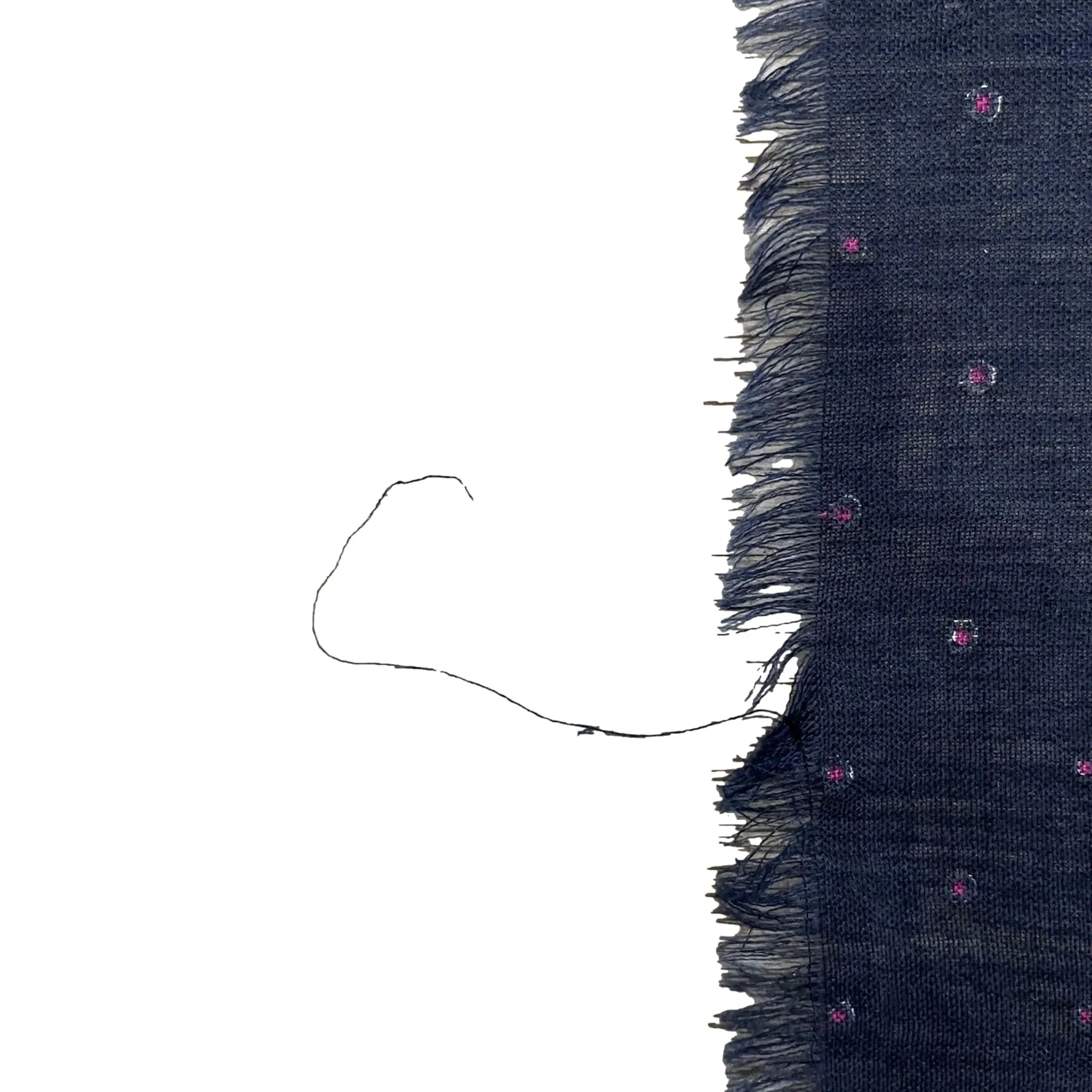 Aquascutum Silk & Wool Blend Paisley Scarf