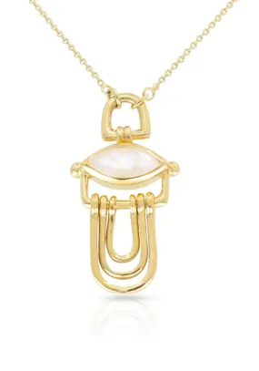 Athena Moonstone Gold Necklace