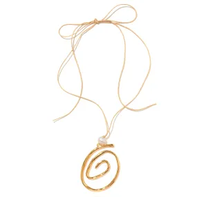 Bermuda Cord Choker in Gold