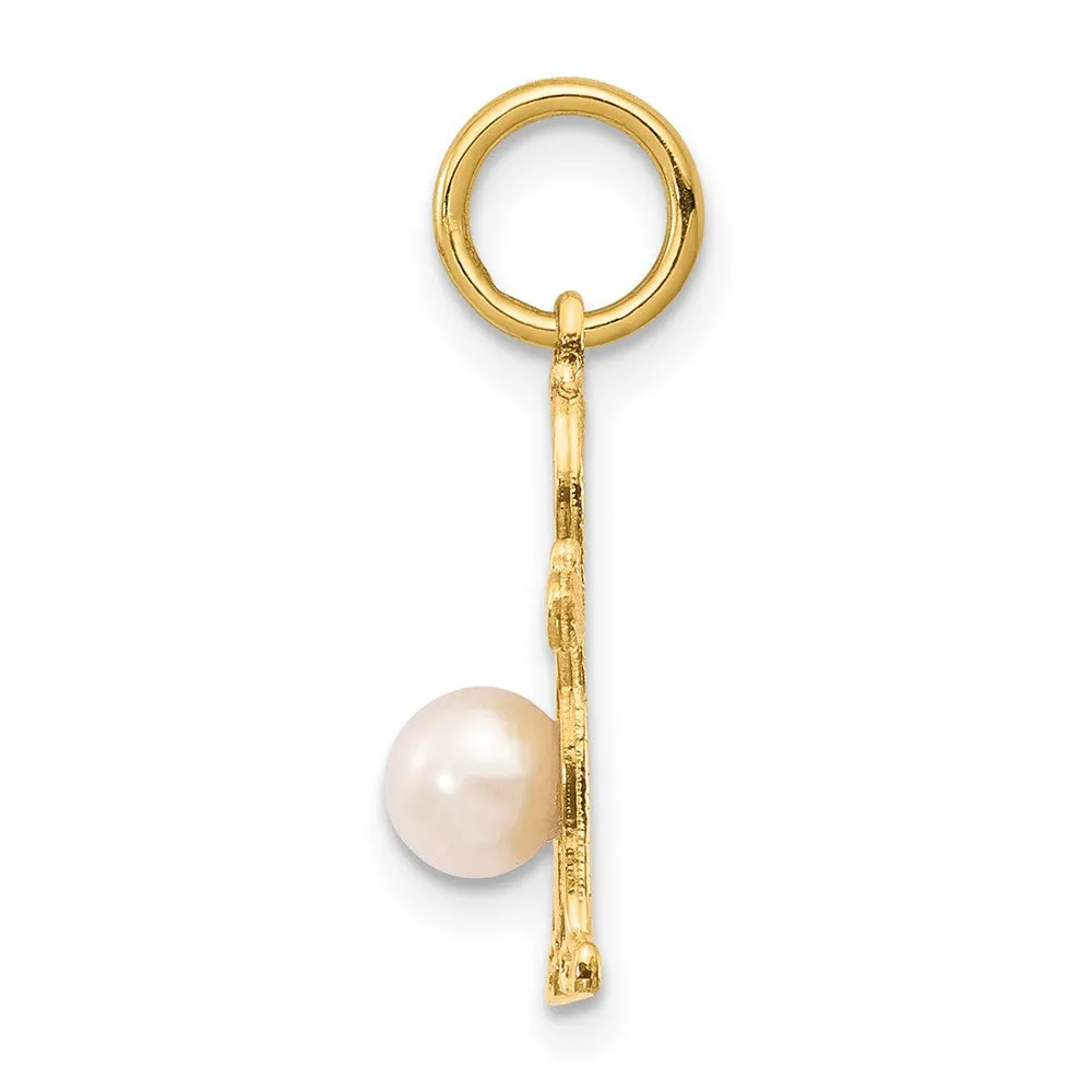 Boy June Birthstone Pearl Pendant