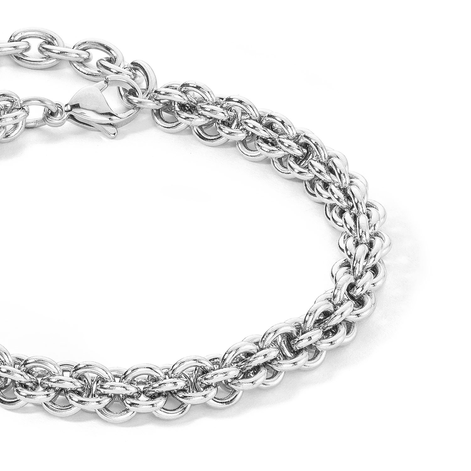 Bracelet Mesh Chain silver