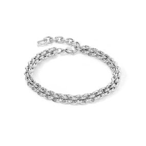Bracelet Mesh Chain silver