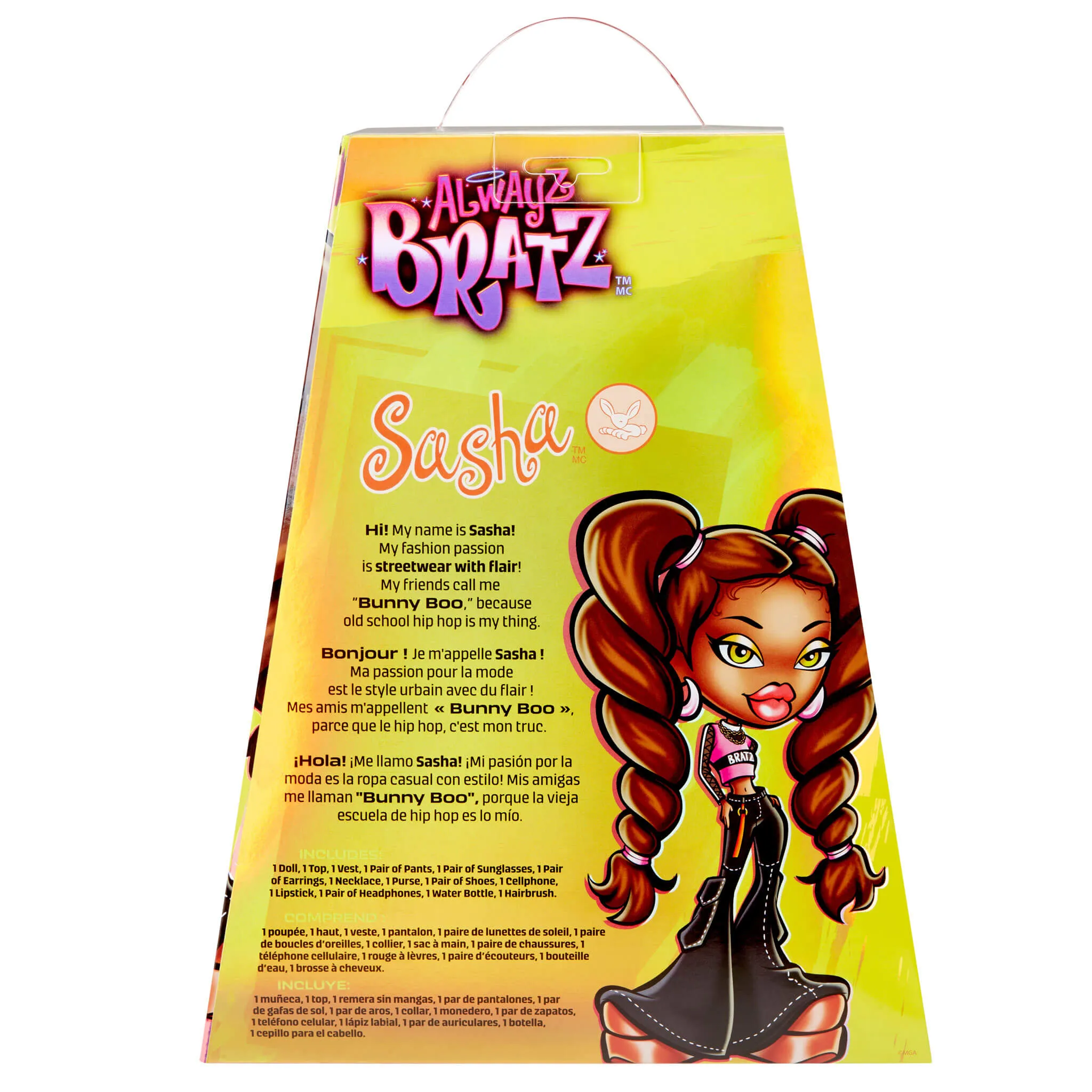 Bratz Alwayz Sasha Fashion Doll with 10 Accessories
