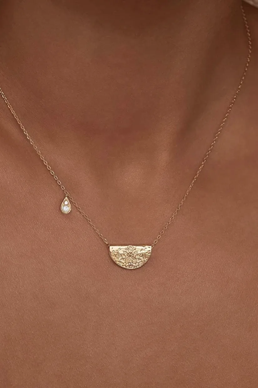 By Charlotte Love Deeply Necklace - Gold