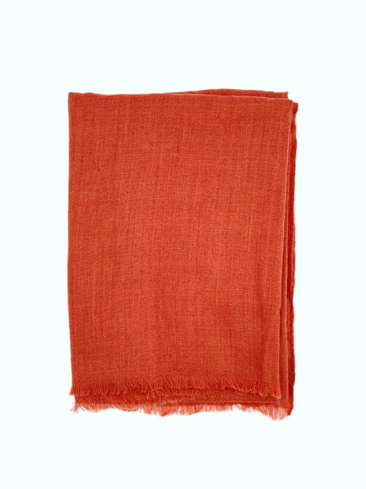 Cashmere Scarf - Burnt Orange