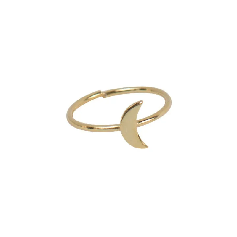 Celestial Goldtone Adjustable Ring