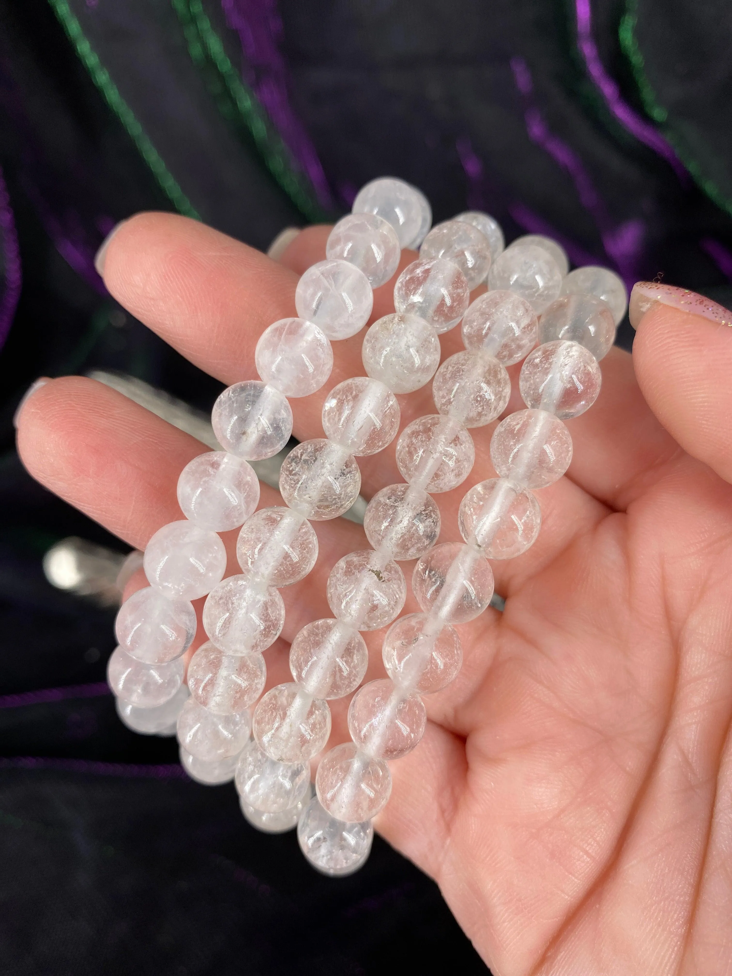 Clear Quartz Bracelet 8 mm