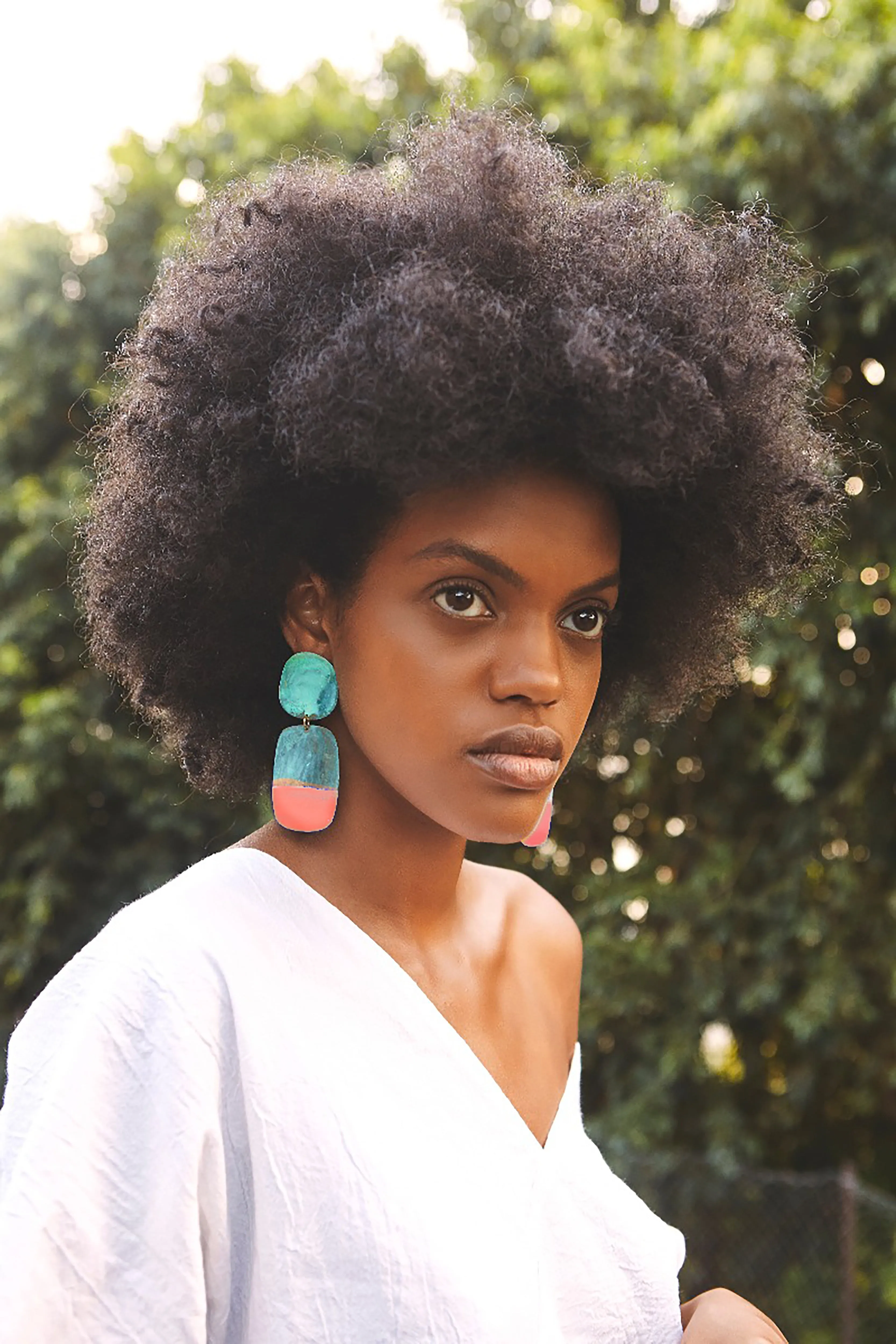 Coral Keke Earrings