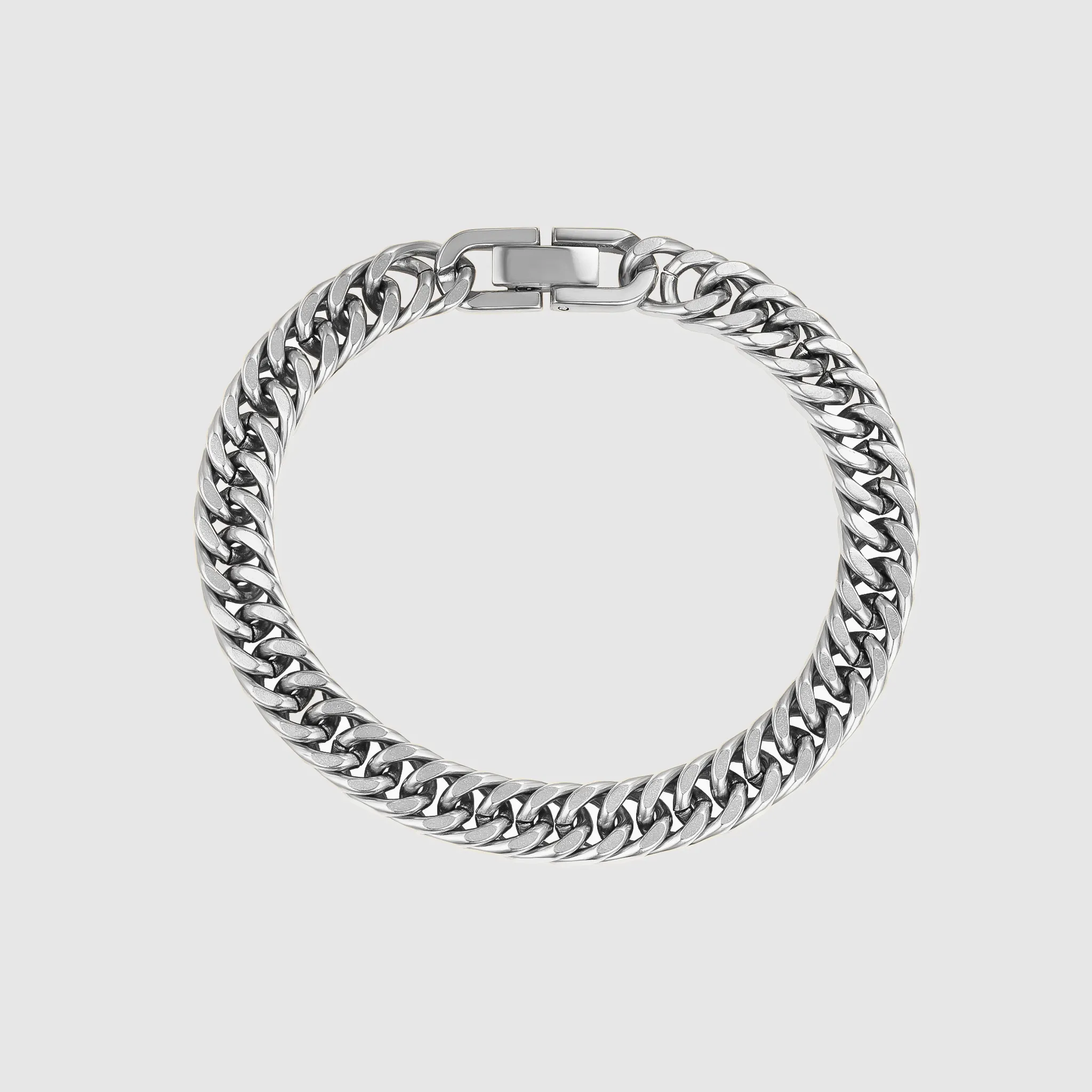 Cuban Bracelet Clasp (Silver) 8MM