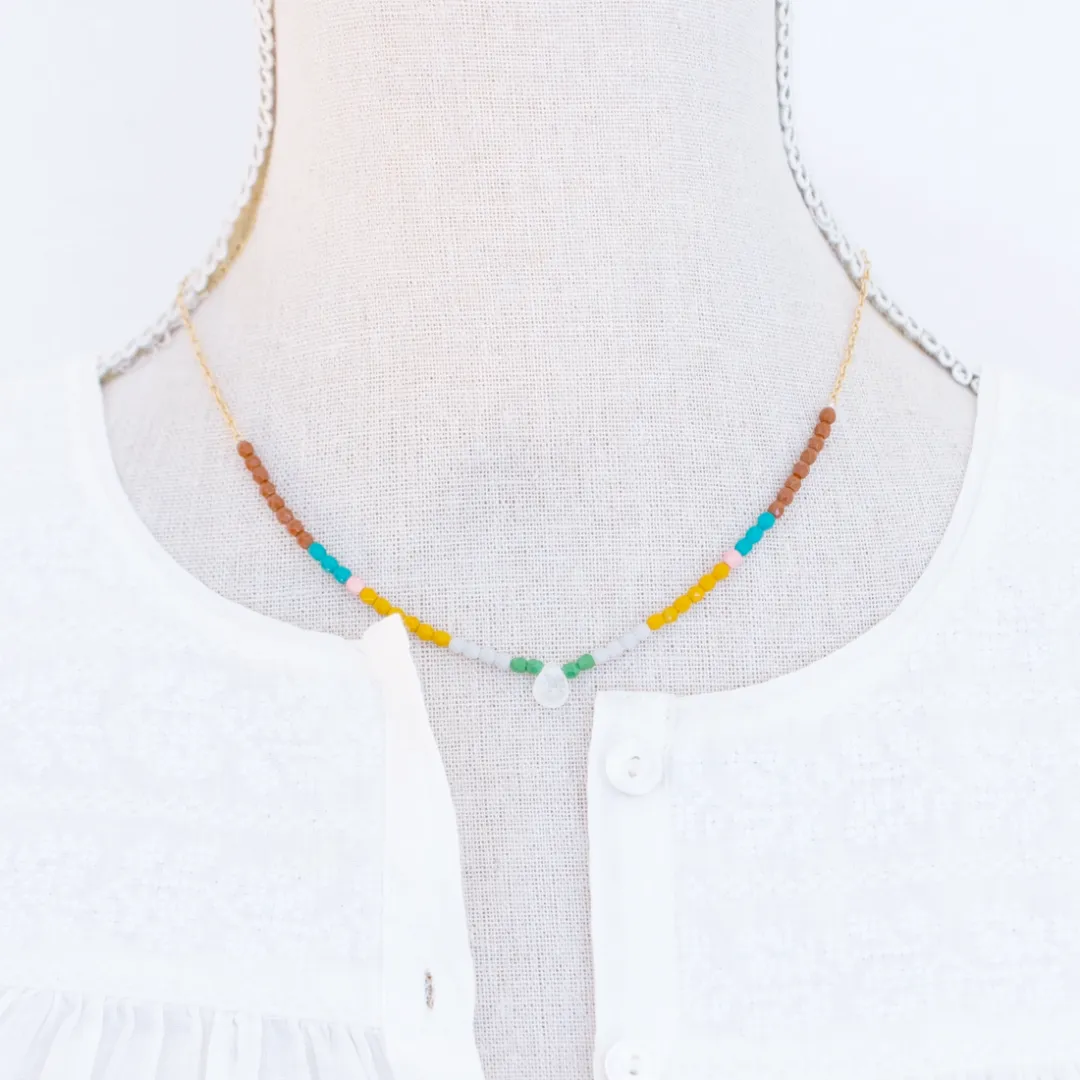 Dainty Moonstone Necklace