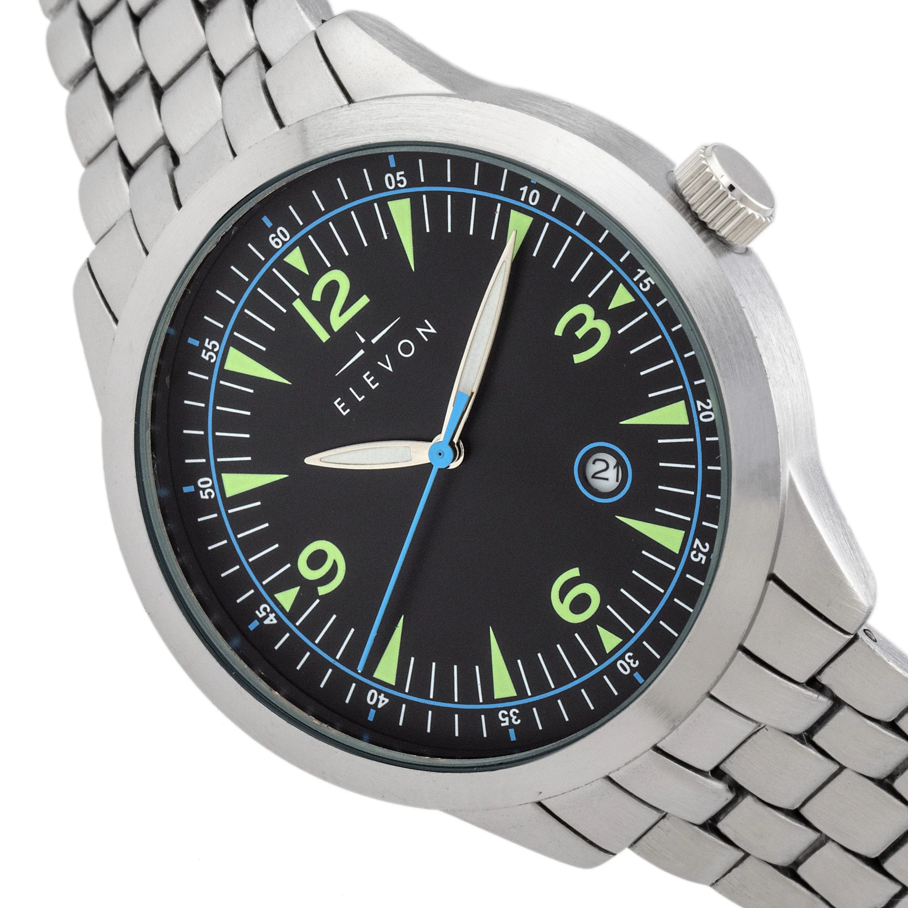 Elevon Atlantic Bracelet Watch w/Date
