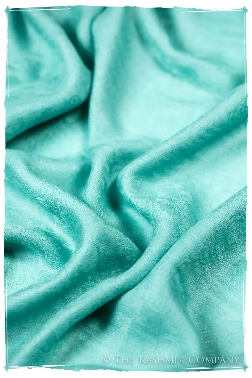 Jacquard Paisley Aquarius Cashmere Scarf