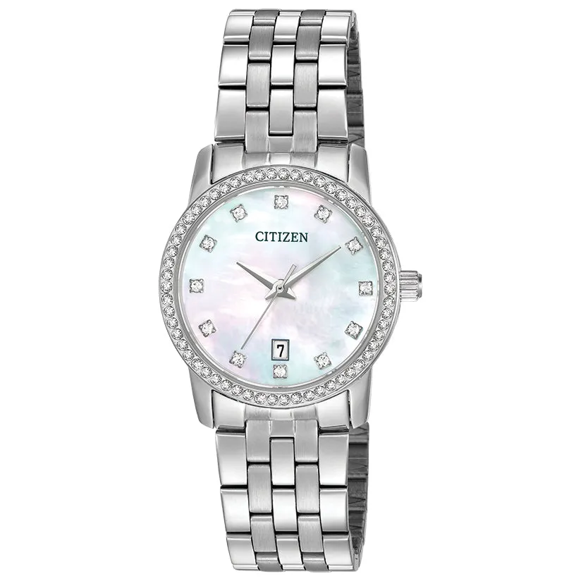 Ladies  Mother-of-Pear Swarovski® crystals