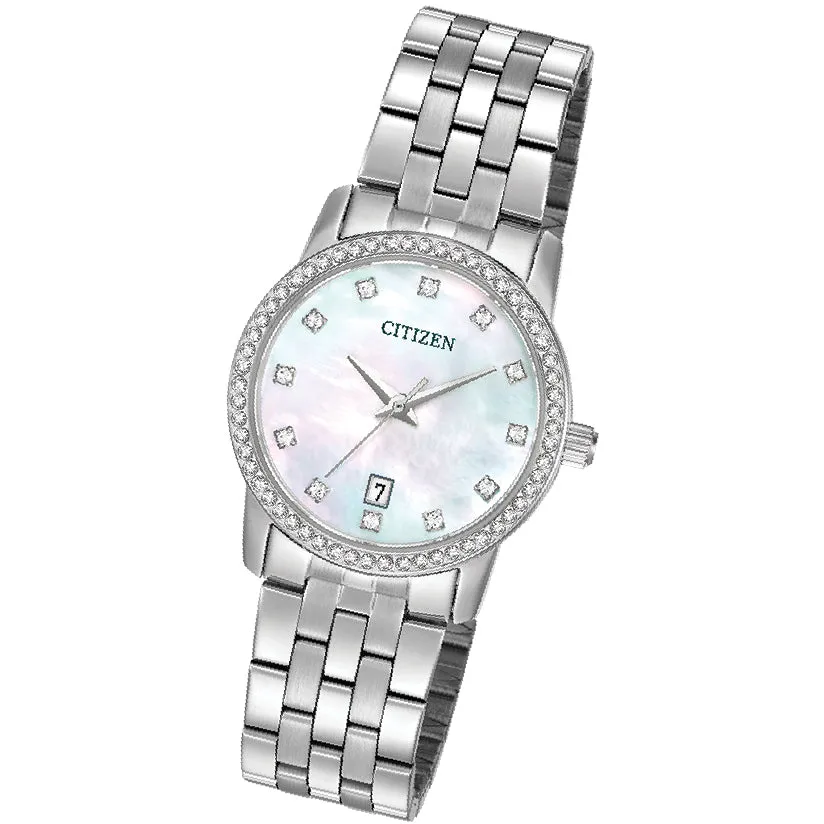 Ladies  Mother-of-Pear Swarovski® crystals