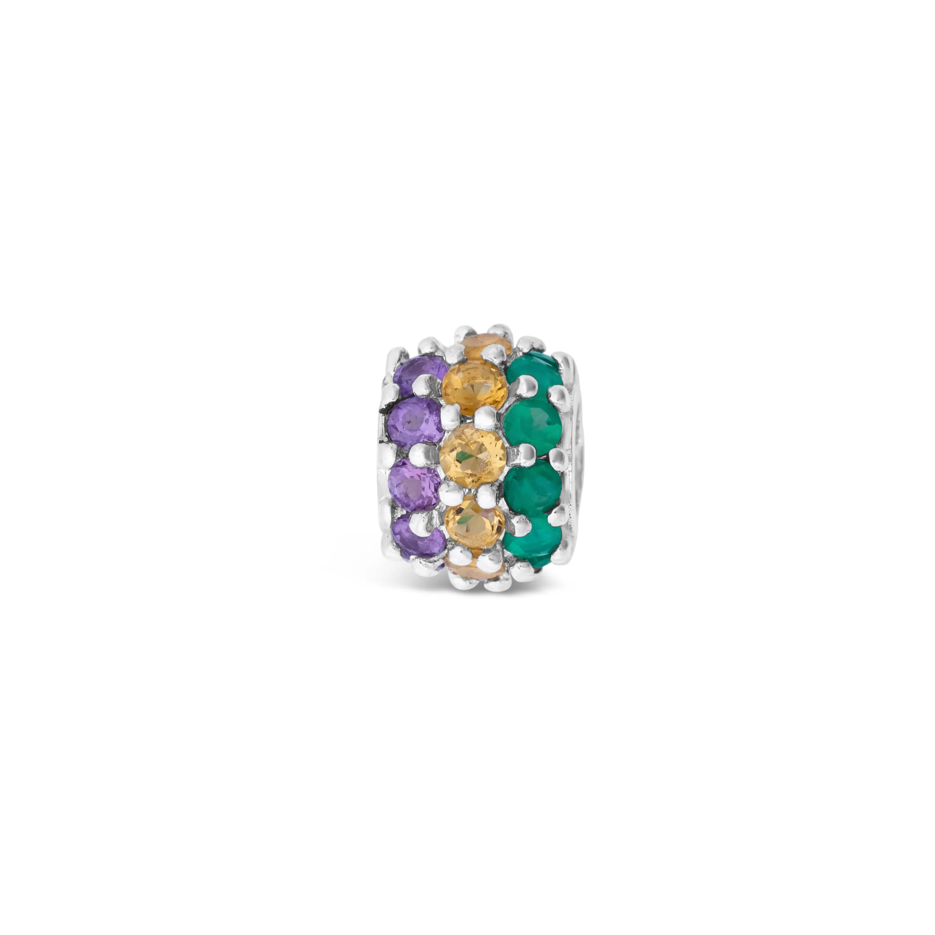 Mardi Gras Semi-Precious Couture Charm