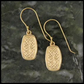 Maura's Knot Earrings in Gold