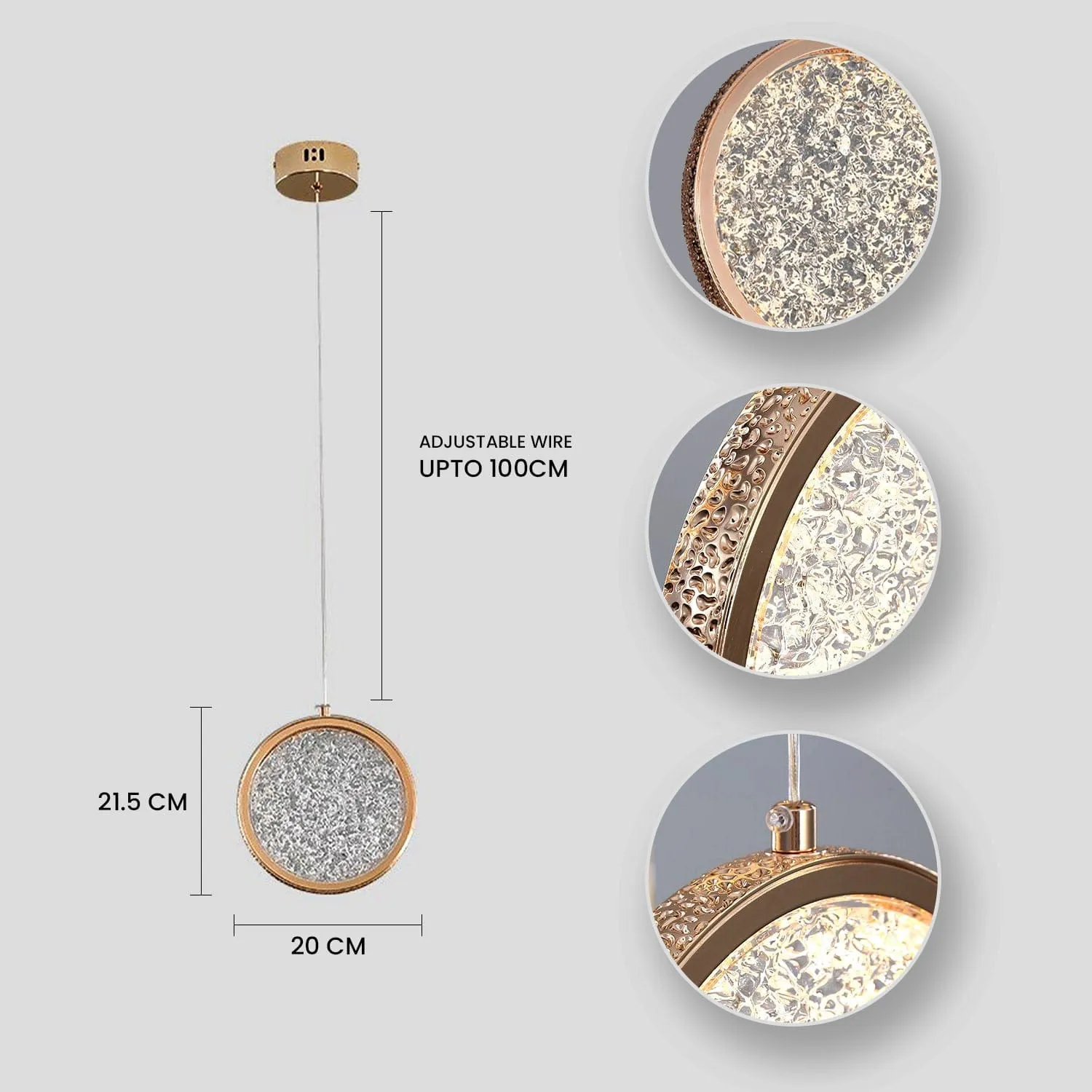 Moon Forge Pendant Light