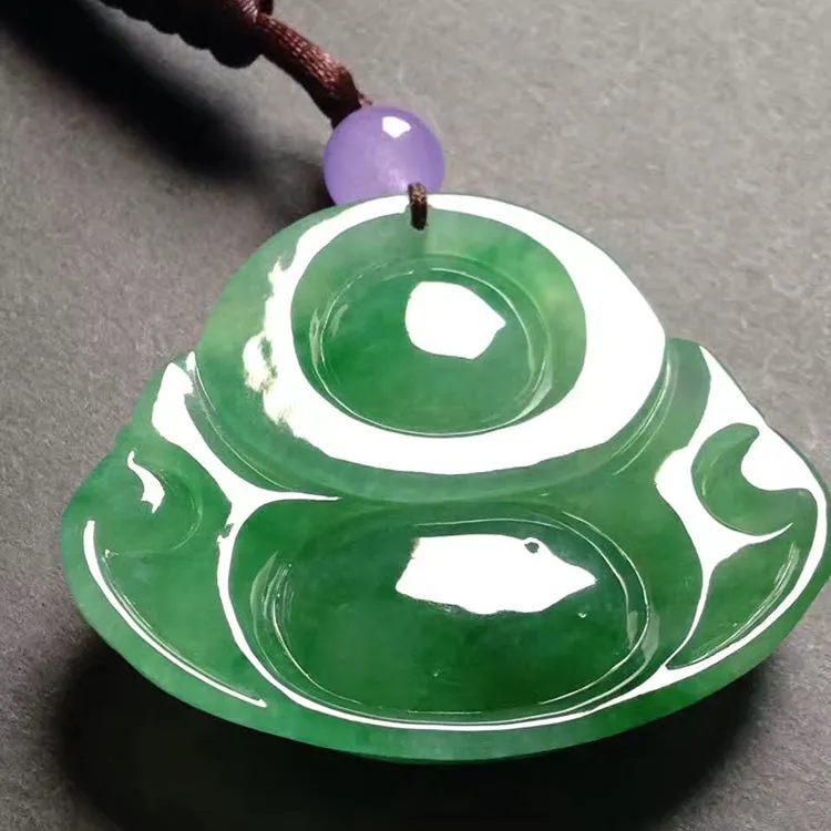 Natural Jade Pendant Jadeite Buddha Pendant PT213