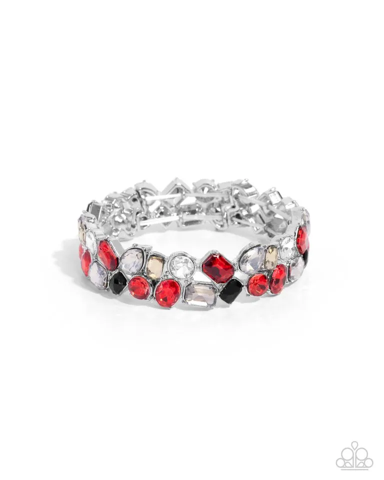 Paparazzi Bracelet ~ Handcrafted Haven - Red