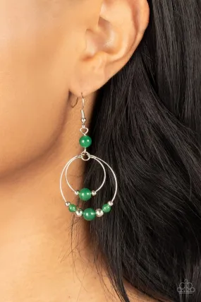 Paparazzi Earring ~ Eco Eden - Green