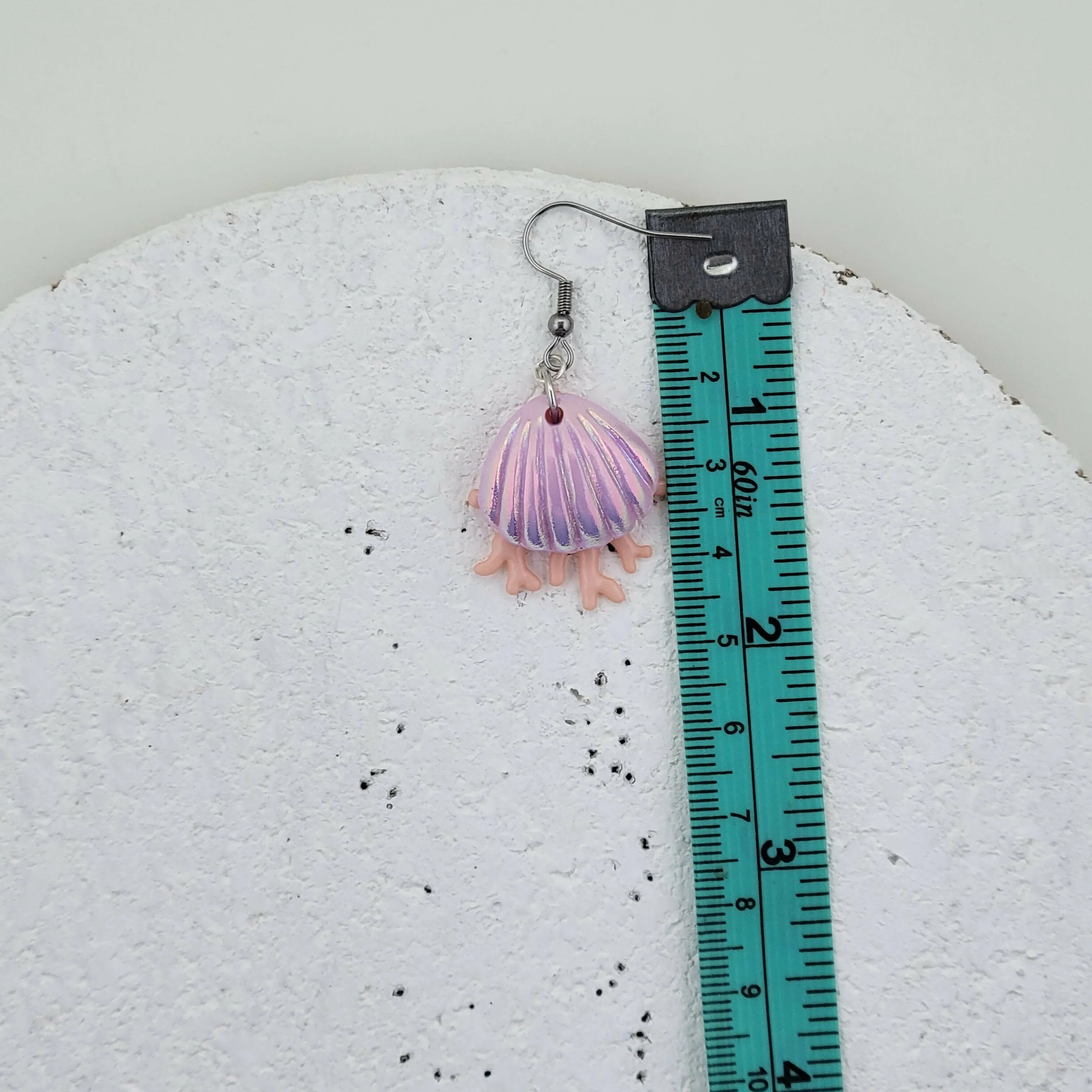 Pastel Seashell Earrings