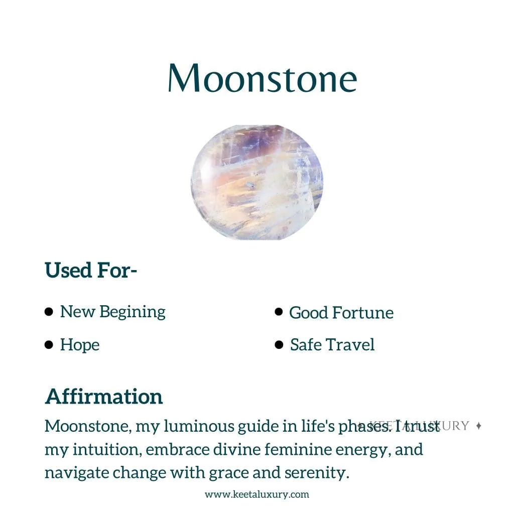 Rainbow Bright - Moonstone Necklace