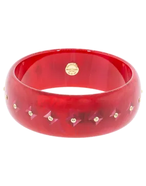 Red and Pink Bakelite Bangle