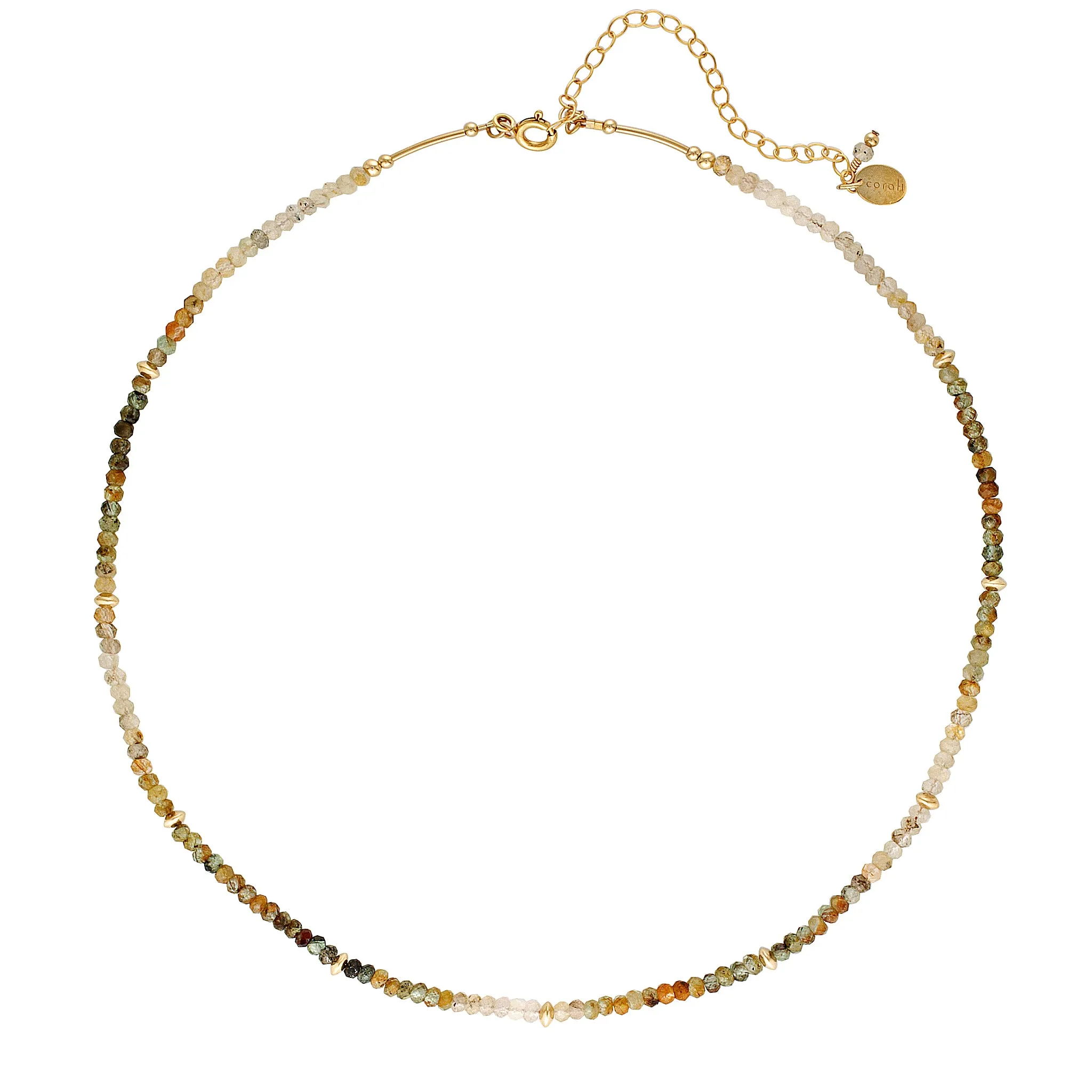 Sahara Choker Necklace ~ Moss Kyanite