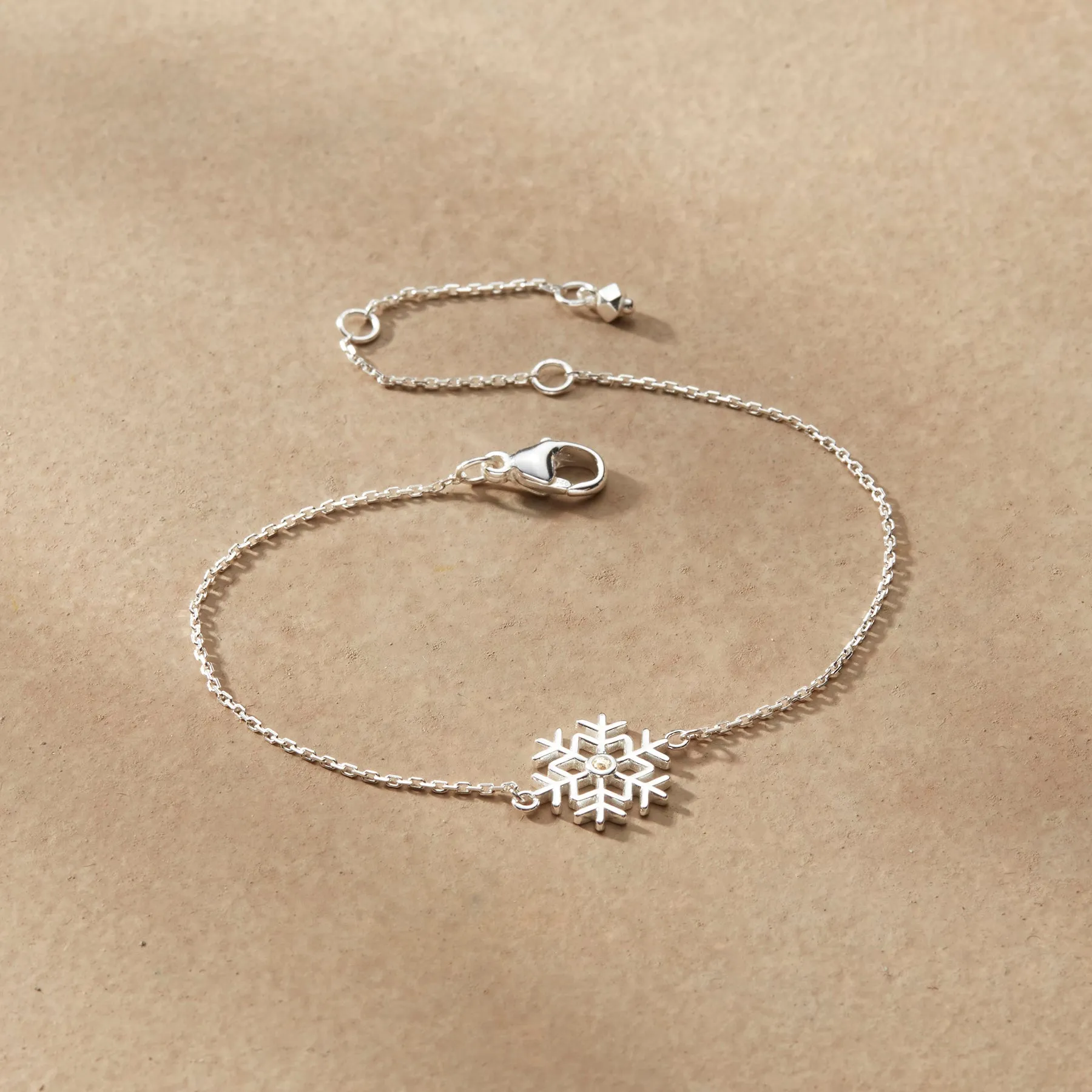 Silver Snowfall Bracelet