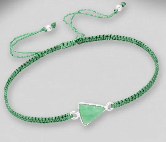 Triangle Gemstone Bracelet