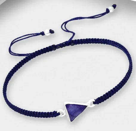 Triangle Gemstone Bracelet