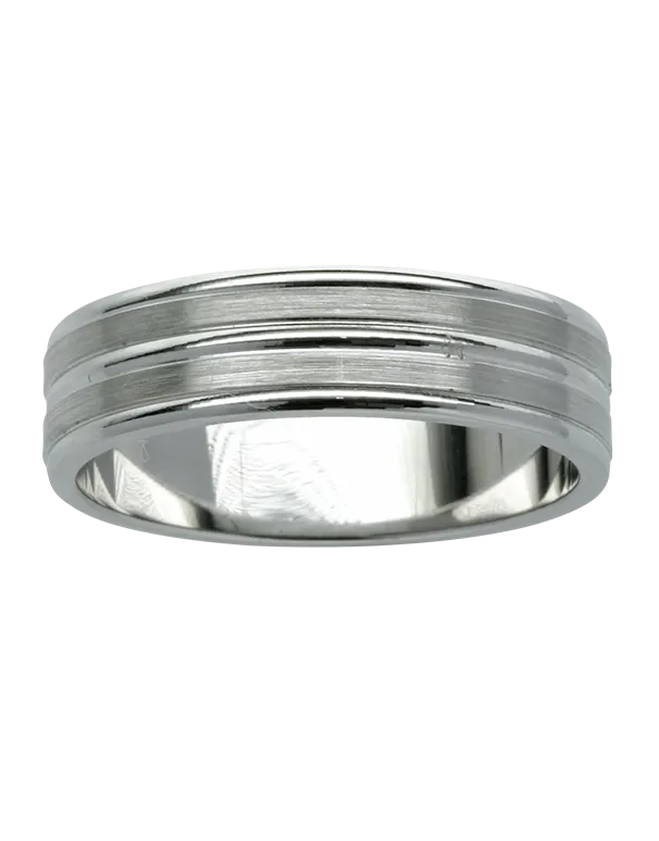 Wedding Band - Patterened Wedding Band - 781252