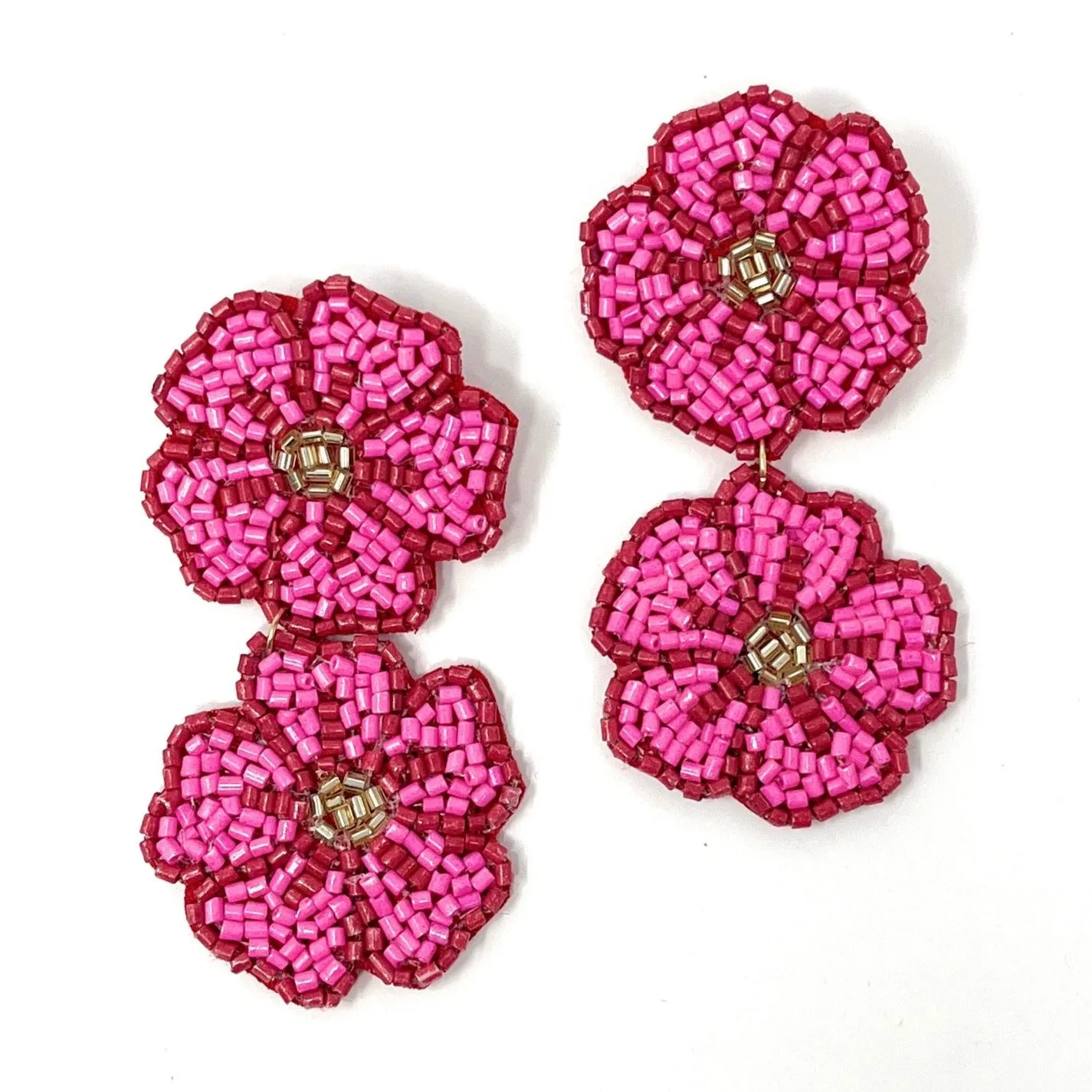 Zinnia Beaded Earrings
